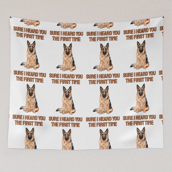 Item preview, Stubborn German Shepherd Watercolour Funny Dog Saying designed and sold by NatureUnleashed.