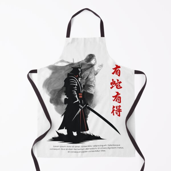 Item preview, Black and Red Illustrated Samurai T-Shirt designed and sold by proscale.