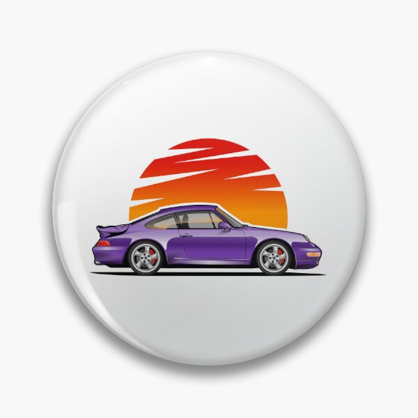 Item preview, Porsche 911 993 in Purple Color DIgital Handcraft Design  designed and sold by Juan-Art-22.