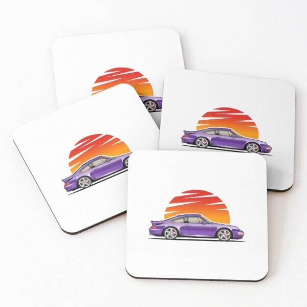 Item preview, Porsche 911 993 in Purple Color DIgital Handcraft Design  designed and sold by Juan-Art-22.