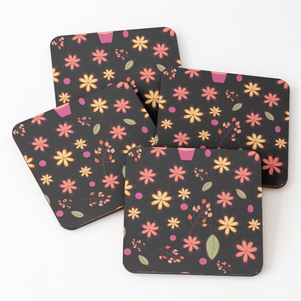 Item preview, floral pattern flowers floral design botanical flower lover blooming flowers garden nature leaves spring floral background romantic elegant designed and sold by noor121.