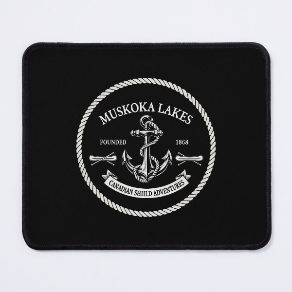 Item preview, Vintage Muskoka Lakes Anchor Canadian Shield Adventures Rope Emblem designed and sold by Dravienart.