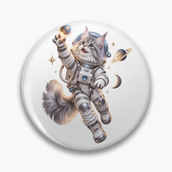 Item preview, Astronaut Cat designed and sold by SirSalamander.