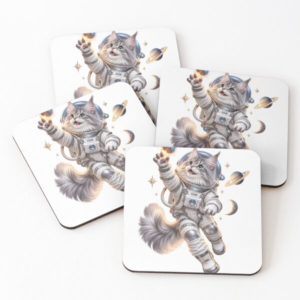 Item preview, Astronaut Cat designed and sold by SirSalamander.