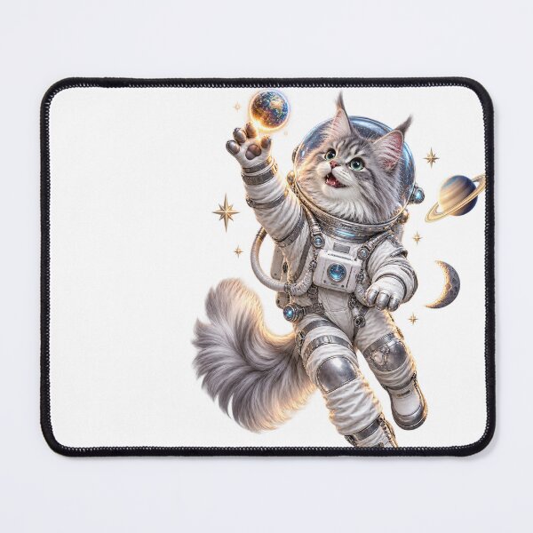 Item preview, Astronaut Cat designed and sold by SirSalamander.