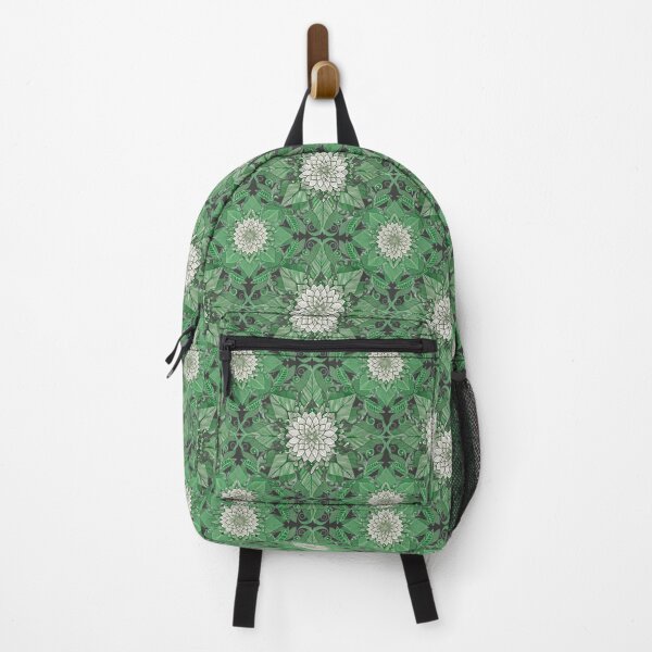 Item preview, Green Lotus Botanical Pattern – Intricate Tropical Floral & Leaf Design designed and sold by Mousy17.