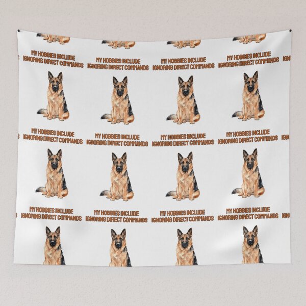 Item preview, Disobedient German Shepherd Watercolour Sarcastic Quote designed and sold by NatureUnleashed.