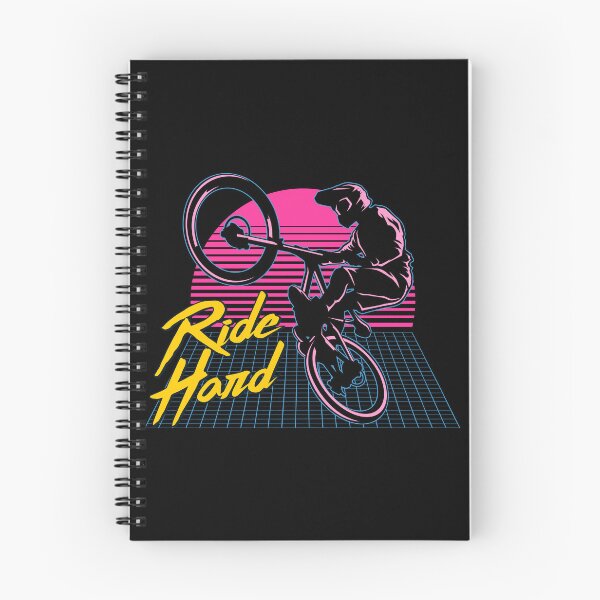 Item preview, Ride Hard Synthwave Mountain Bike BMX Retro 80s designed and sold by heedooppod.