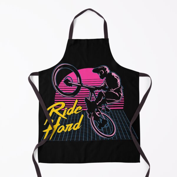 Item preview, Ride Hard Synthwave Mountain Bike BMX Retro 80s designed and sold by heedooppod.