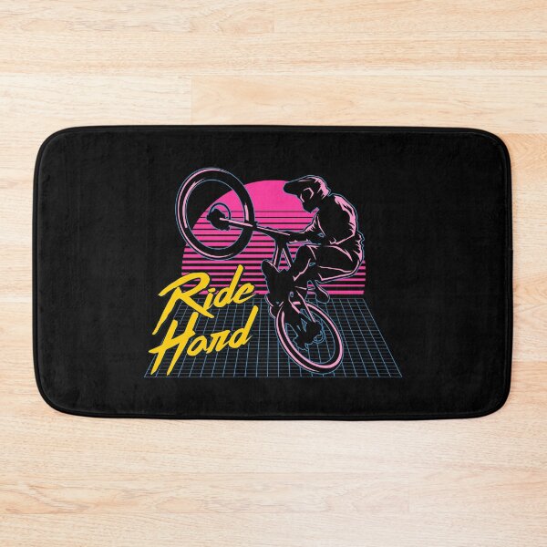 Item preview, Ride Hard Synthwave Mountain Bike BMX Retro 80s designed and sold by heedooppod.