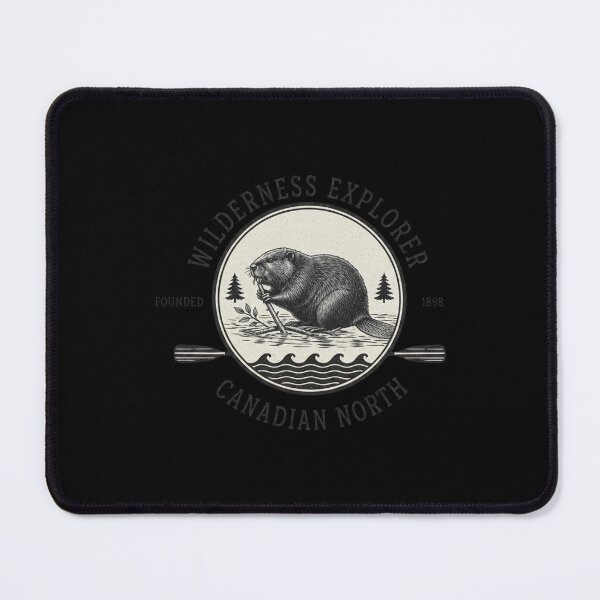 Item preview, Vintage Canadian Beaver Wilderness Explorer Canadian North Badge designed and sold by Dravienart.