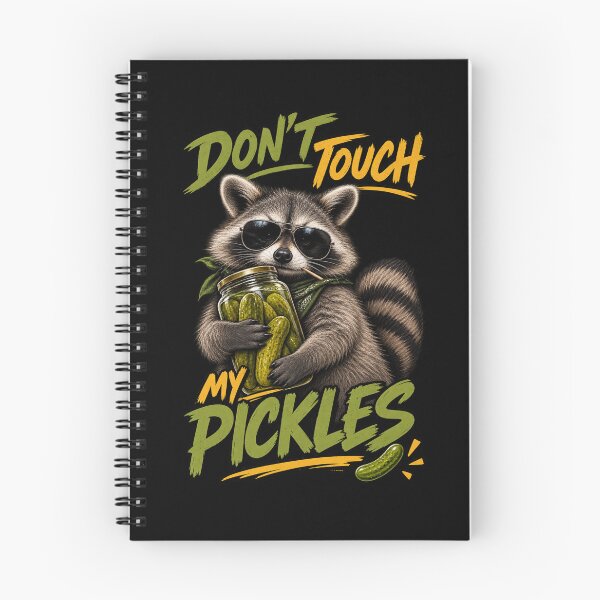 Item preview, Raccoon Eating Pickles Meme Design designed and sold by DarkRelicStudio.
