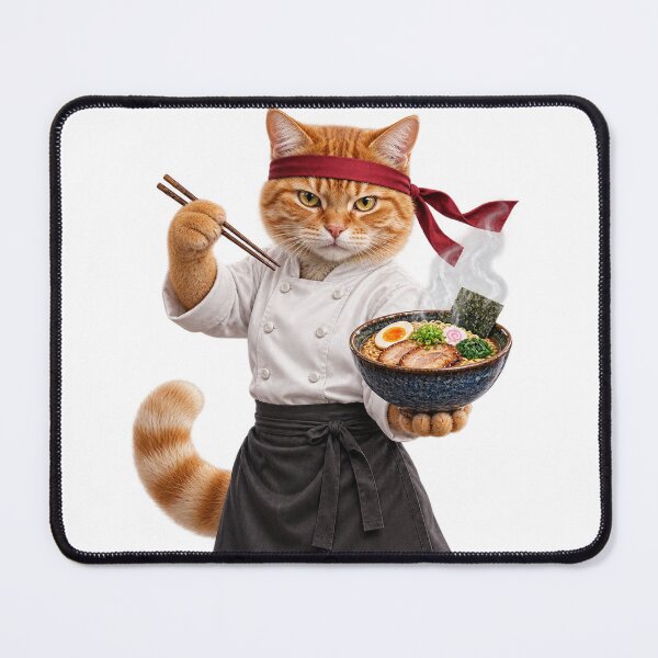 Item preview, Ramen Chef Cat designed and sold by SirSalamander.
