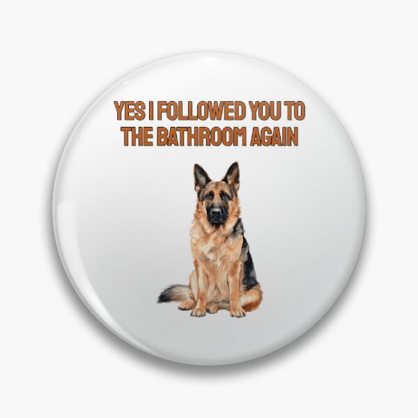 Item preview, Clingy German Shepherd Watercolour Velcro Dog Art designed and sold by NatureUnleashed.