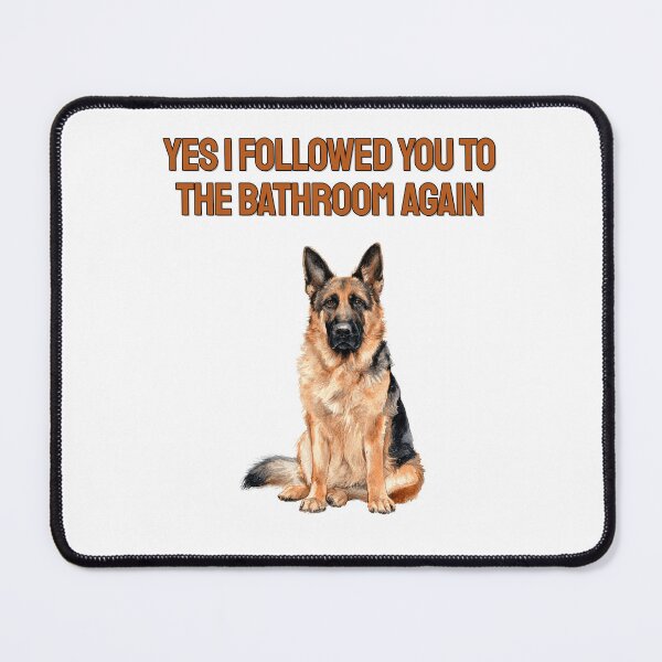Item preview, Clingy German Shepherd Watercolour Velcro Dog Art designed and sold by NatureUnleashed.