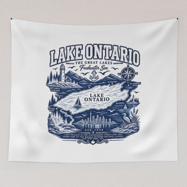 Item preview, Lago Ontario designed and sold by Surrealscop.