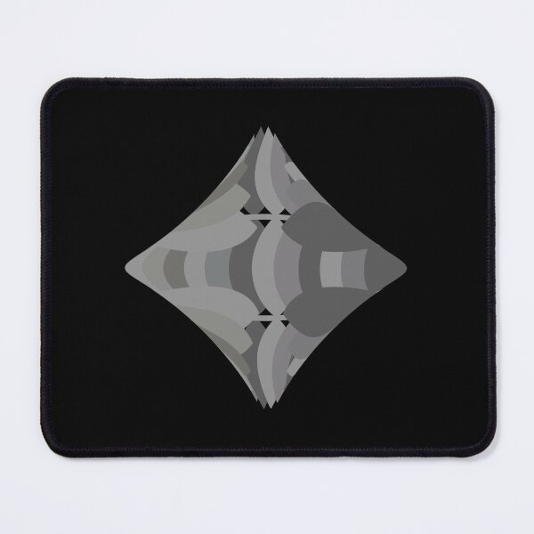 Item preview, Monochrome Futuristic Diamond Abstract Art designed and sold by PoeticRecipeST.