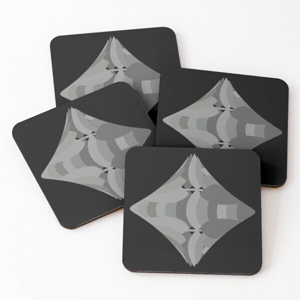 Item preview, Monochrome Futuristic Diamond Abstract Art designed and sold by PoeticRecipeST.