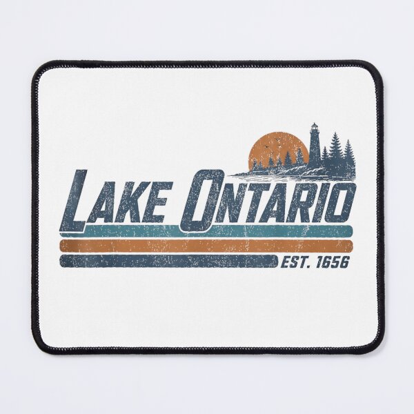 Item preview, Lake Ontario Retro Lighthouse Sunset Stripe Vintage Canada Graphic designed and sold by Lexalion.