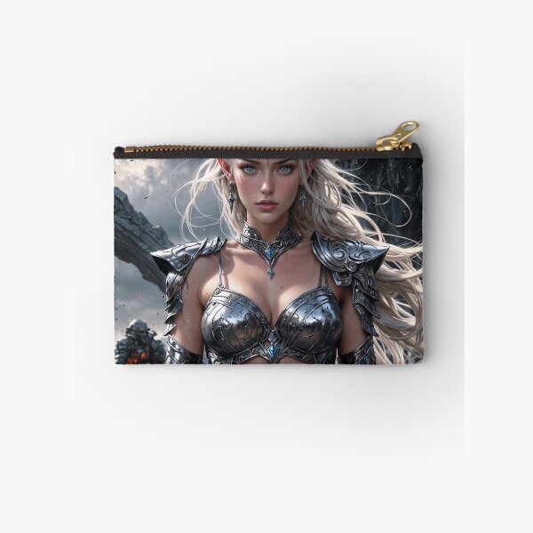 Item preview, Elf Warrior Girl– Epic Battle Scene Fantasy Art designed and sold by ShadeScapeArt.