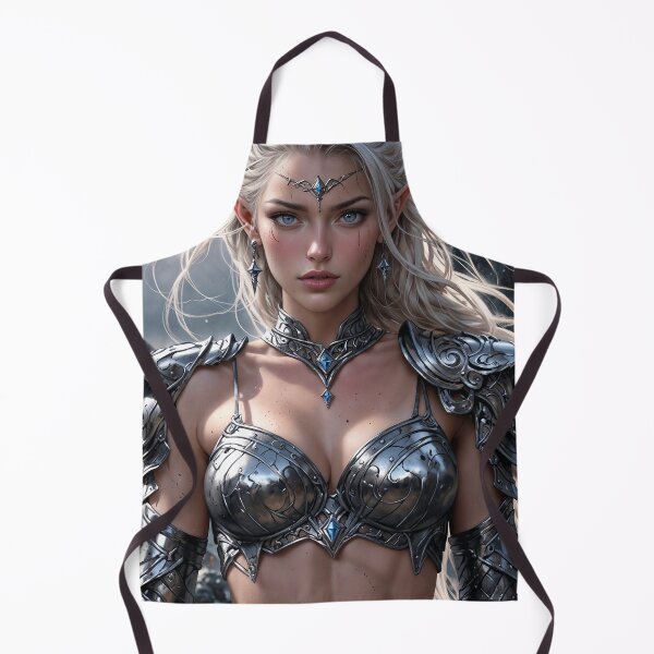Item preview, Elf Warrior Girl– Epic Battle Scene Fantasy Art designed and sold by ShadeScapeArt.