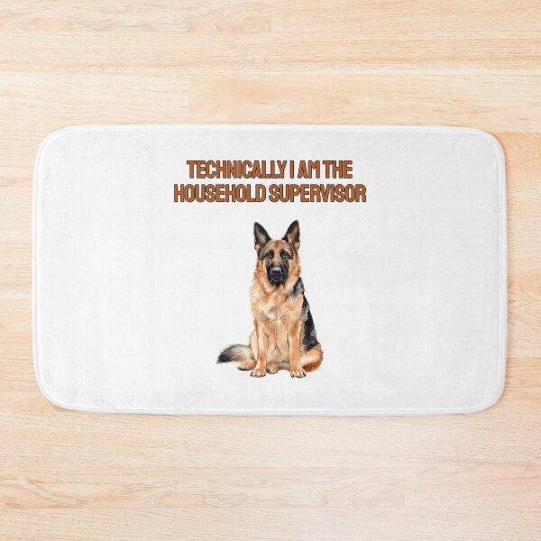 Item preview, Bossy German Shepherd Watercolour Sarcastic Dog Quote designed and sold by NatureUnleashed.