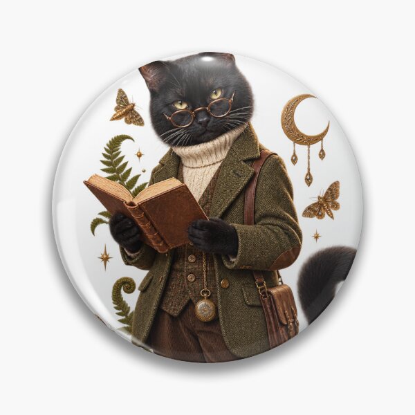 Item preview, Midnight Reader Cat designed and sold by SirSalamander.
