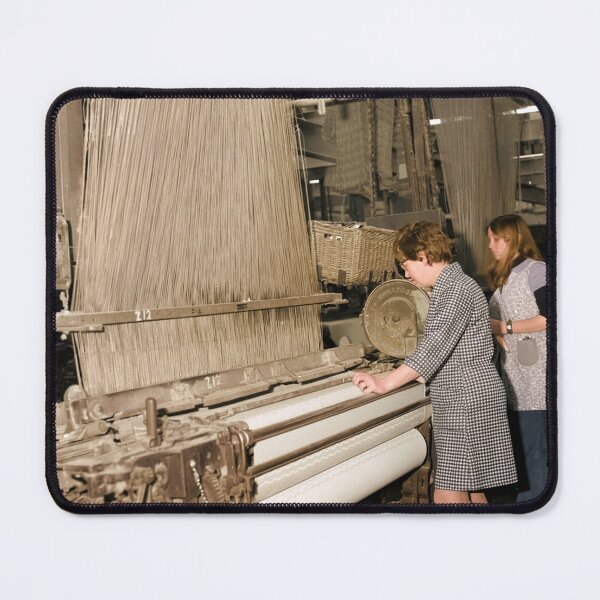 Artikelvorschau, Textilweberei in Accrington, 1975 entworfen und verkauft von Judith Murphy.