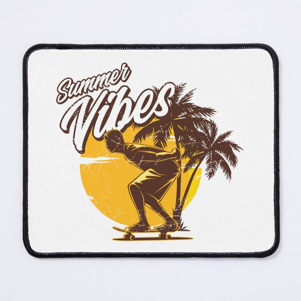 Item preview, Summer Vibes Skateboarder Vintage Sunset Palm Trees designed and sold by heedooppod.
