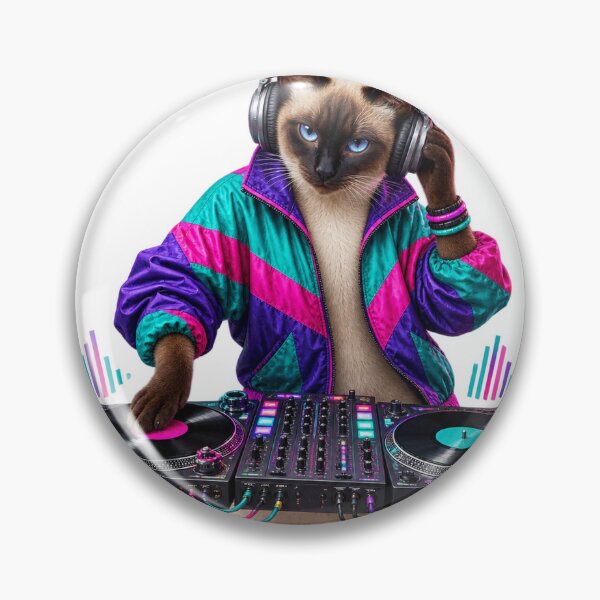 Item preview, Retro DJ Cat designed and sold by SirSalamander.