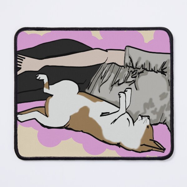 Item preview, Cozy Miao Friend - Custom Pet & Owner Portrait Art designed and sold by Francicci.