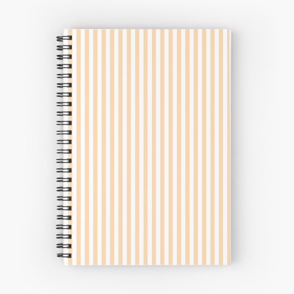Item preview, Narrow stripes in peach and white color designed and sold by RishabhArts1.
