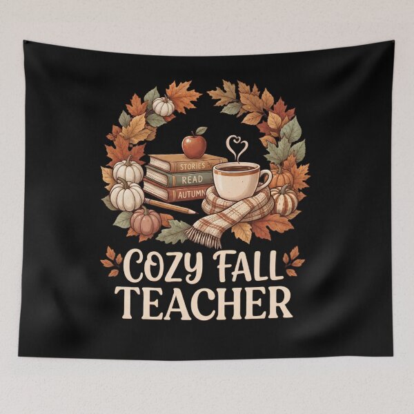 Item preview, Cozy Fall Teacher Coffee Classroom designed and sold by Souck12.