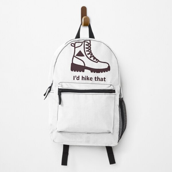Item preview, I’d Hike That Minimal Hiking Boot Design designed and sold by GabeMountainArt.