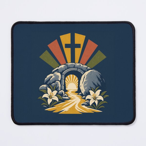 Item preview, Christian Easter Resurrection – Empty Tomb Cross and Sunrise Art designed and sold by astersgraphics.