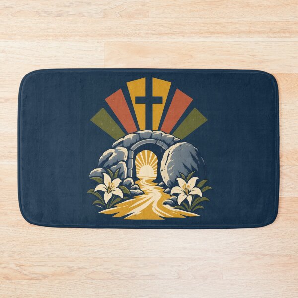 Item preview, Christian Easter Resurrection – Empty Tomb Cross and Sunrise Art designed and sold by astersgraphics.