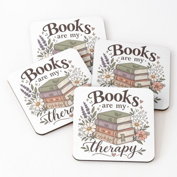 Item preview, Books are Therapy designed and sold by Lazy Explorer Co..