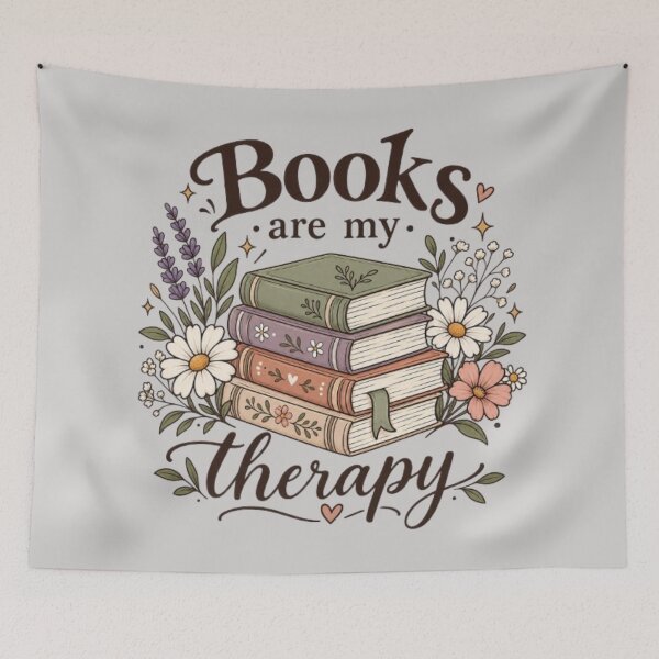 Item preview, Books are Therapy designed and sold by Lazy Explorer Co..