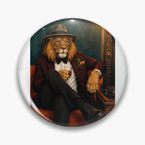 Item preview, The Dapper King – Distinguished Lion Gentleman designed and sold by NaijaandChi.