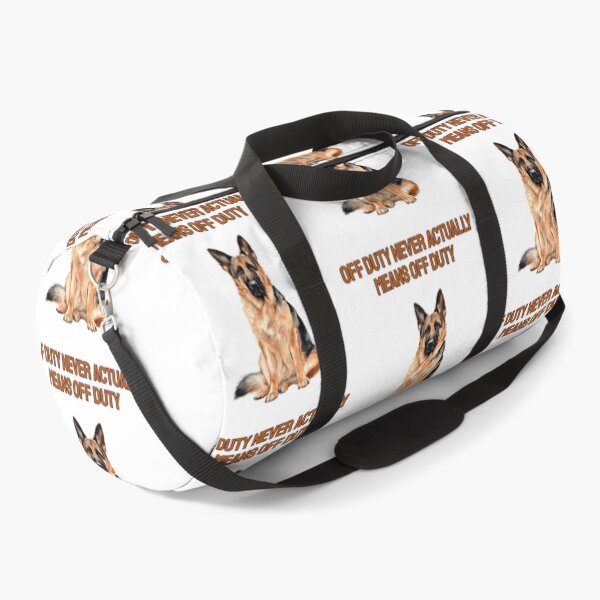 Item preview, Working German Shepherd Watercolour Sarcastic Dog Quote designed and sold by NatureUnleashed.