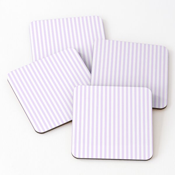 Item preview, Narrow stripes in lilac and white color designed and sold by RishabhArts1.