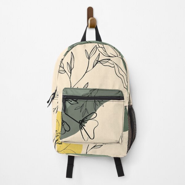 Item preview, Sage Green Botanical Line Art Warm Neutral Aesthetic designed and sold by Nature Moments.