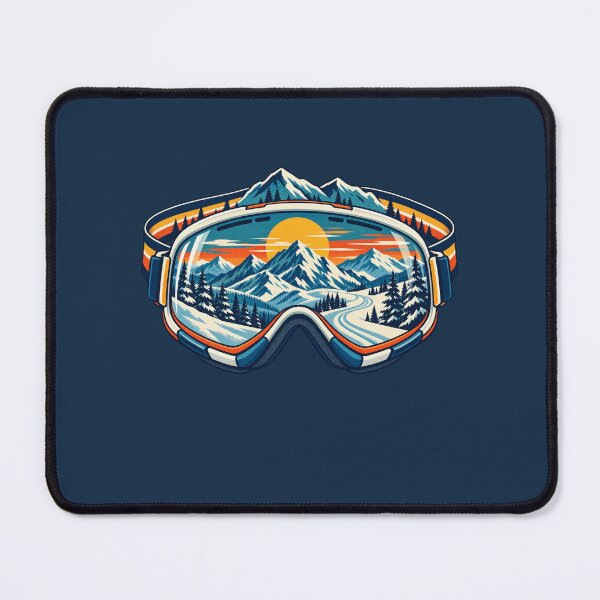 Item preview, Ski Lover Gift – Retro Ski Goggles Mountain Winter Art designed and sold by astersgraphics.