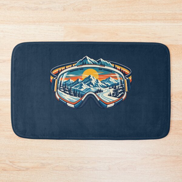 Item preview, Ski Lover Gift – Retro Ski Goggles Mountain Winter Art designed and sold by astersgraphics.