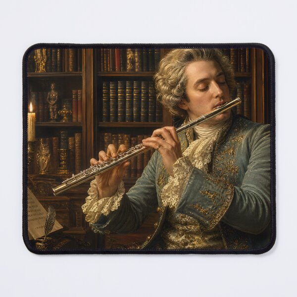 Item preview, The Golden Flute – Vintage Classical Woodwind Musician Apparel designed and sold by DoReMiStudio.