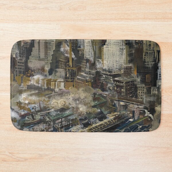 Item preview, George Grosz New York Harbor designed and sold by DavidSrna.