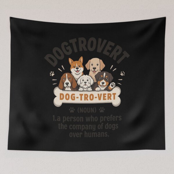 Item preview, Dogtrovert Definition Cute designed and sold by Evakenyon.
