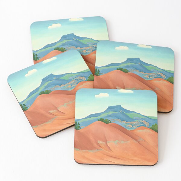 Item preview, GEORGIA O KEEFFE, Red hills with pedernal white clouds designed and sold by DavidSrna.