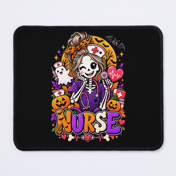 Item preview, Nurse Halloween Skeleton Nurse Gift Cute Spooky Style designed and sold by Corvoria.