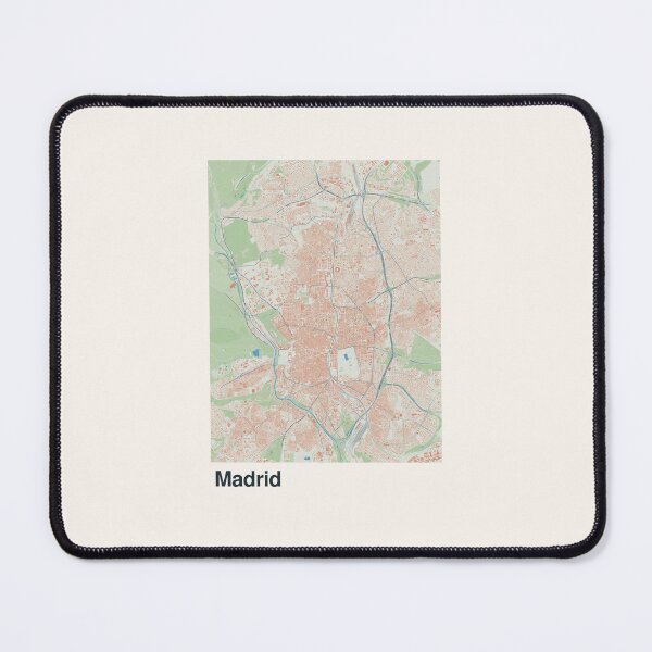 Item preview, Madrid Minimalistic Map Art designed and sold by MapsNerd.